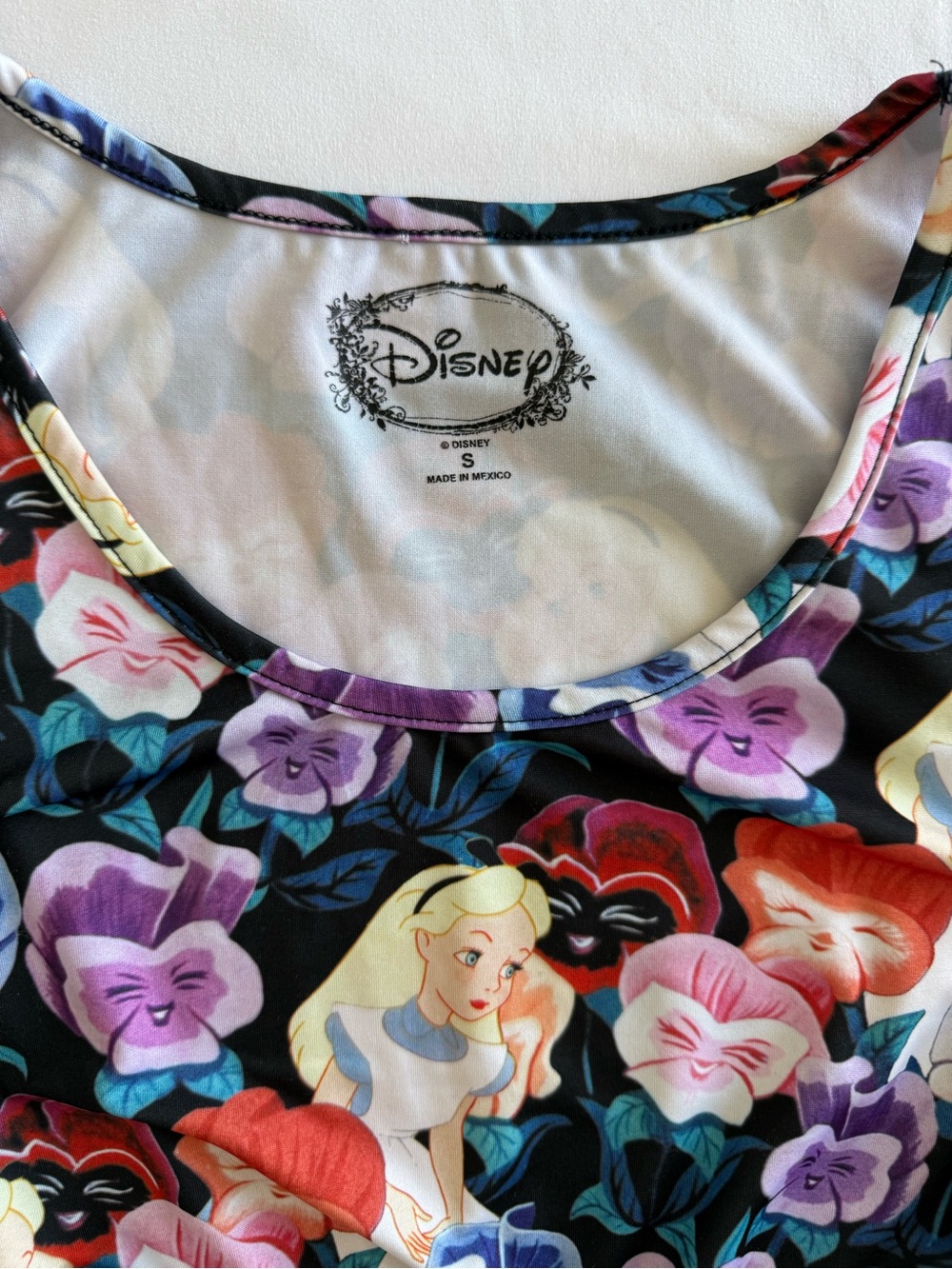 Hot Topic Disney Alice in Wonderland Floral Print dress - Picture 3 of 7